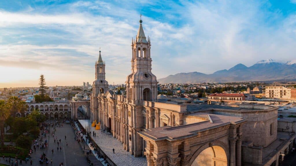 Plaza de armas, Arequipa.